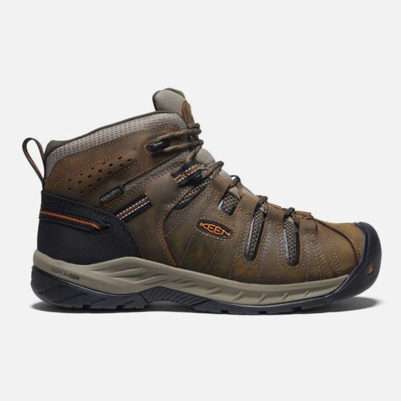 KEEN Utility Mid Flint II Waterproof Soft Toe Work Boots | Men’s 13 | NEW - Picture 2 of 10